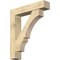 Ekena Millwork Balboa Block Rough Sawn Bracket w/ Offset Brace, Douglas Fir, 8"W x 38"D x 44"H BKT0806X38X44BOA05RDF - alternate 1